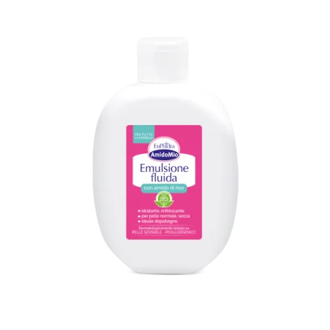 Euphidra Amidomio Emulsione Fluida 200ml - Mantiene il grado naturale di idratazione