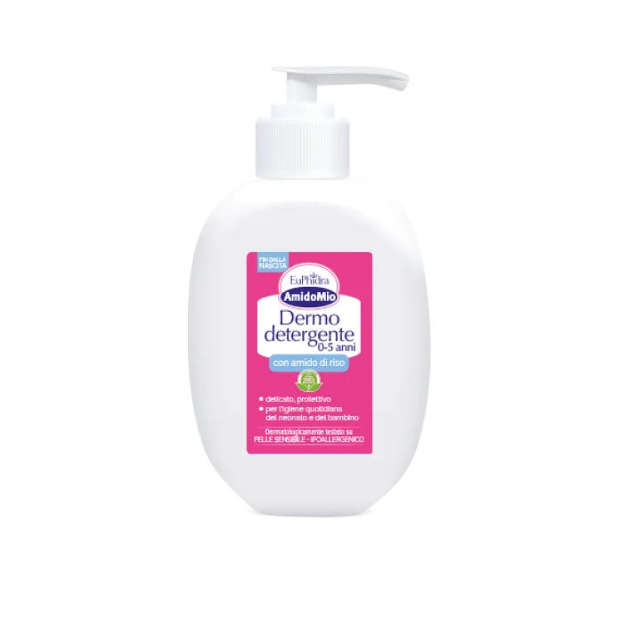 Euphidra Amidomio Dermo Detergente 0-5 Anni 400ml - Per la detersione quotidiana