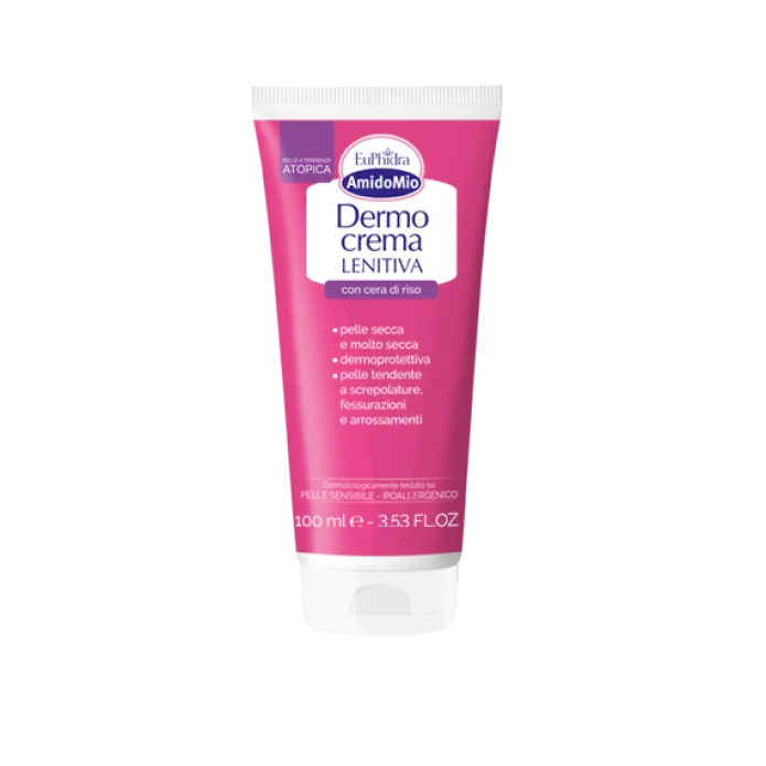 Euphidra Amidomio Dermo Crema Lenitiva 100ml - Previene Arrossamenti e Alterazioni Cutanee