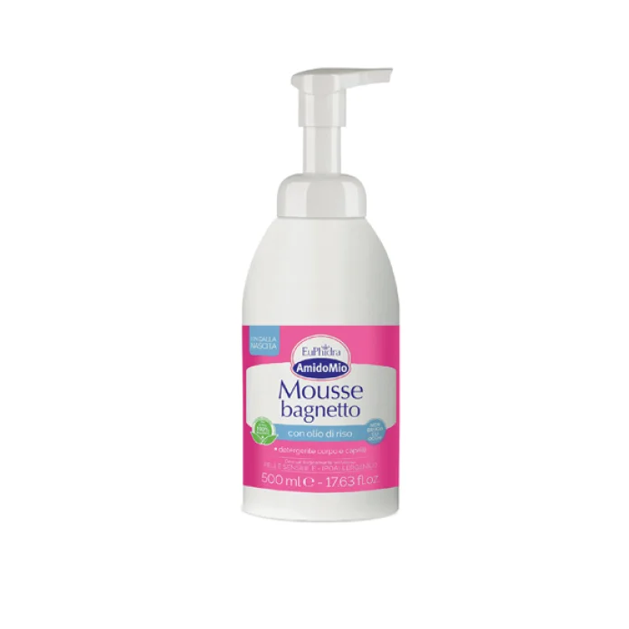 Euphidra Amidomio Mousse Bagnetto 500ml - Detergente Corpo e Capelli
