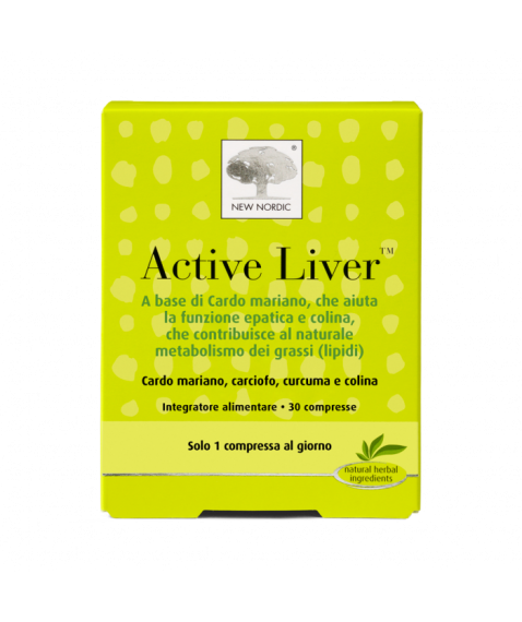 Active Liver 30 Tavolette - Integratore che contribuisce al normale metabolismo dei grassi