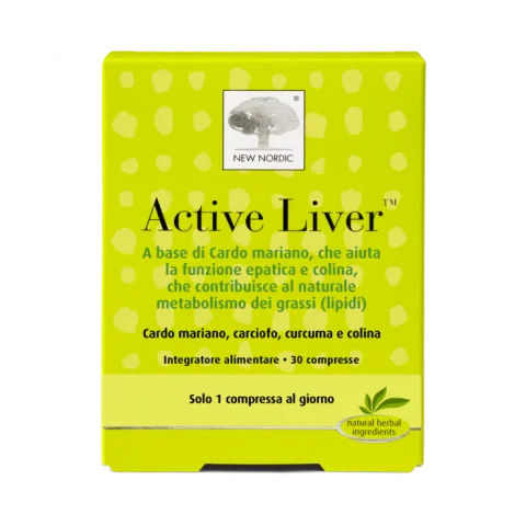 Active Liver 30 Tavolette - Integratore che contribuisce al normale metabolismo dei grassi