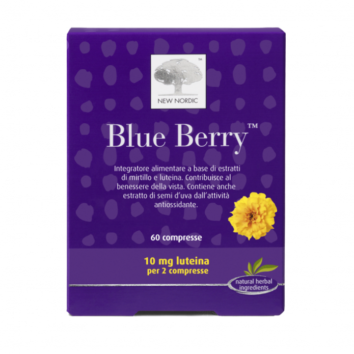 Blue Berry 60 Compresse - Integratore alimentare che contribuisce al benessere della vista