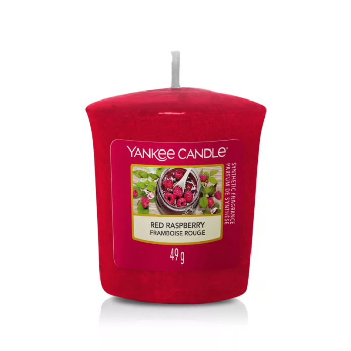 YANKEE CANDLE CANDELA VOTIVA RED RASPBERRY