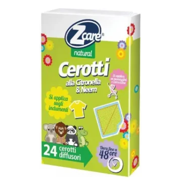 ZCARE NATURAL 24 CEROTTI ANTIZANZARE