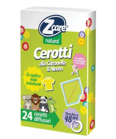 ZCARE NATURAL 24 CEROTTI ANTIZANZARE