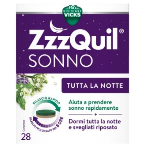Vicks Zzzquil Sonno Tutta28cpr Vicks Zzzquil Sonno Tutta28cpr