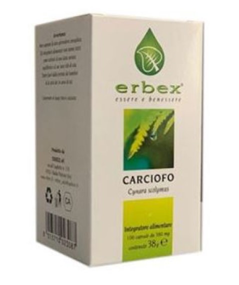 CARCIOFO 100 Cps 380mg   ERBEX