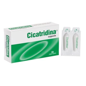 Cicatridina Supposte 10 Pezzi - Coadiuvante per i processi Riparativi del Canale Ano-Rettale