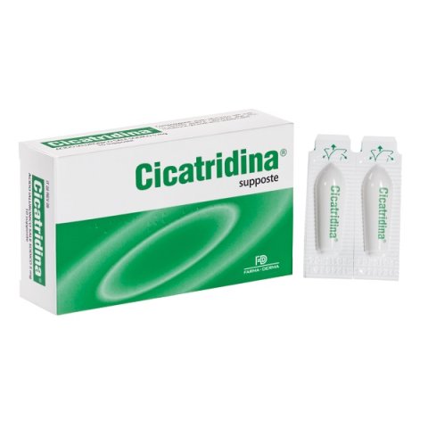 Cicatridina Supposte 10 Pezzi - Coadiuvante per i processi Riparativi del Canale Ano-Rettale