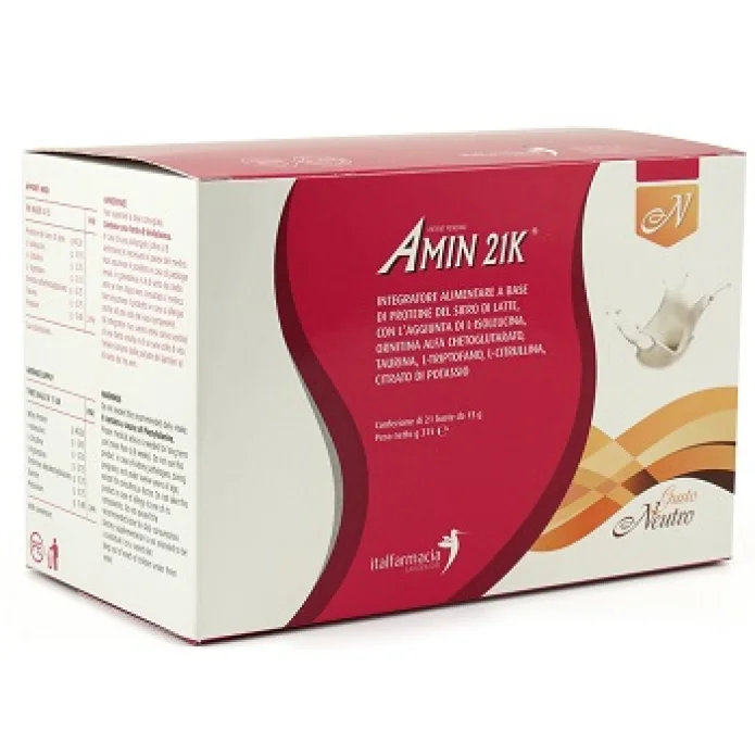 Amin 21K integratore 21 buste Gusto Neutro per Dieta Dimagrante