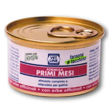 OLISTIKA VET LINE GATTO PRIMI MESI FARAONA TACCHINO 85GR (lattina)