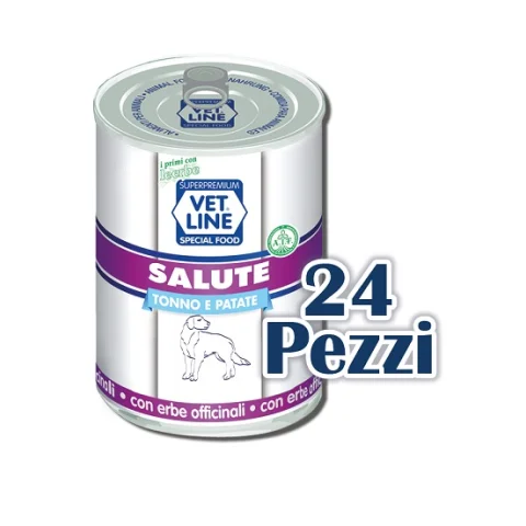 OLISTIKA VET LINE CANE SALUTE TONNO PATATE 400GR (lattina)