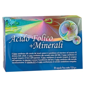 ACIDO FOLICO+ MINER 20CPR AURORA