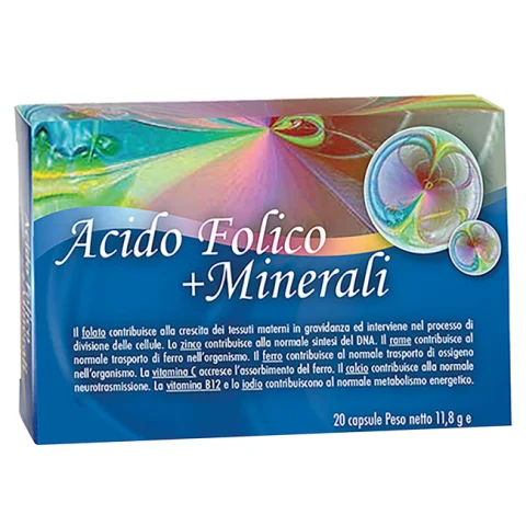 ACIDO FOLICO+ MINER 20CPR AURORA ACIDO FOLICO+ MINER 20CPR AURORA