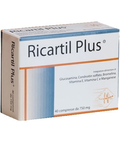 RICARTIL PLUS 40CPR 750MG