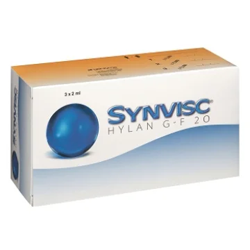 Synvisc Siringa Preriempita di Acido Ialuronico 3 pezzi da 2 ml