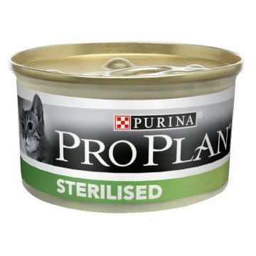 NESTLE' PURINA PRO PLAN GATTO MOUSSE STERILISED TONNO SALMONE 85GR (lattina)