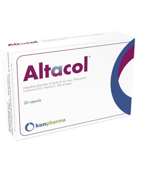 Altacol 20 Capsule - Integratore per il controllo del colesterolo 