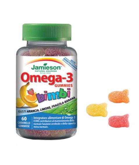 JAMIESON OMEGA-3 GUMMIES 60CAR