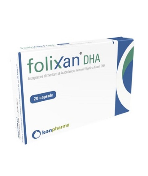 Folixan DHA 20 Capsule - Integratore alimentare per donne in gravidanza