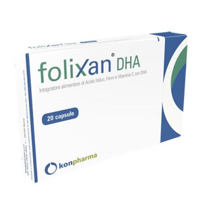 Folixan DHA 20 Capsule - Integratore alimentare per donne in gravidanza