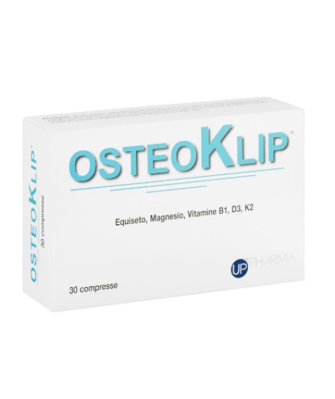 Osteoklip 30 Compresse - Integratore alimentare per la funzionalità delle ossa