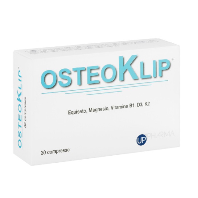 Osteoklip 30 Compresse - Integratore alimentare per la funzionalità delle ossa