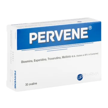 Pervene 30 Ovaline - Integratore alimentare per l'insufficienza venosa cronica e le emorroidi croniche