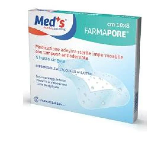 MEDS PORE MEDIC ADES 10X6CM 5