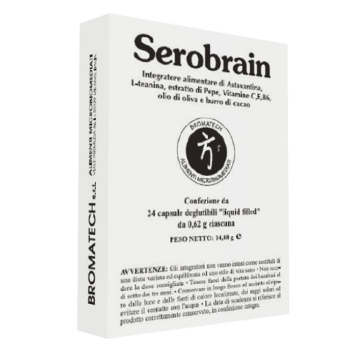 Serobrain 24 Capsule - Integratore per l'attività mentale e il sistema nervoso