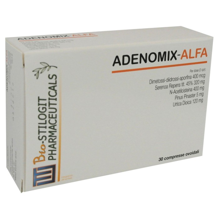 Adenomix Alfa 30 Compresse - Integratore Per il Benessere Della Prostata