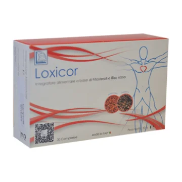 LOXICOR 30 COMPRESSE INTEGRATORE PER COLESTEROLO LOXICOR 30 COMPRESSE INTEGRATORE PER COLESTEROLO