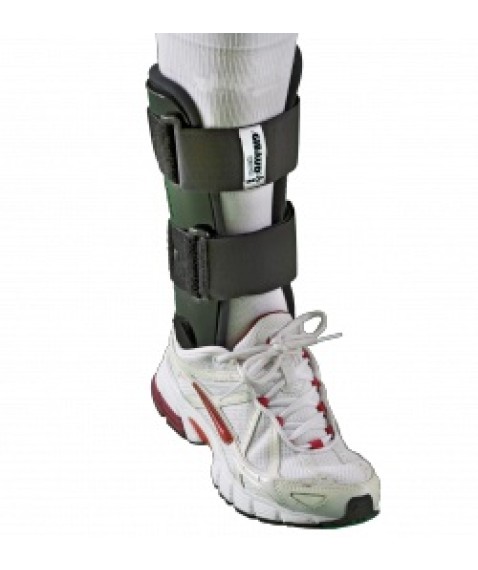 Cavigliera Stabigib bivalva nera  Supporto caviglia post-trauma o post-operatorio