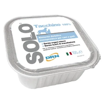 NEXTMUNE DRN SOLO CANE/GATTO MONOPROTEICO TACCHINO 100GR (vaschetta)