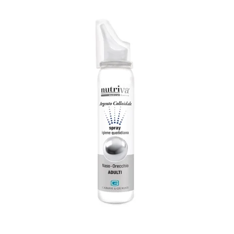 Nutriva Argento Colloidale per Naso e Orecchie 100ml Nutriva Argento Colloidale per Naso e Orecchie 100ml