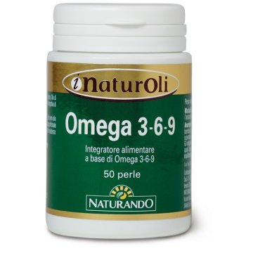 Omega 3-6-9 Naturando 50 Perle - Integratore alimentare apporto completo di omega