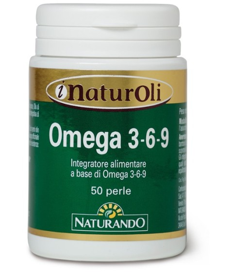 Omega 3-6-9 Naturando 50 Perle - Integratore alimentare apporto completo di omega