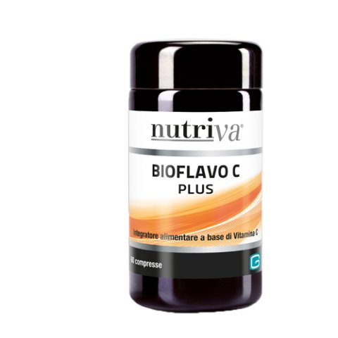 Nutriva Bioflavo C 60 Compresse - Integratore Alimentare a Base di Vitamina C