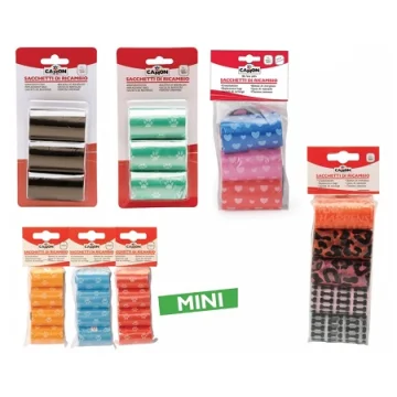 SACCHETTI COLORATI 3 ROT. X 20