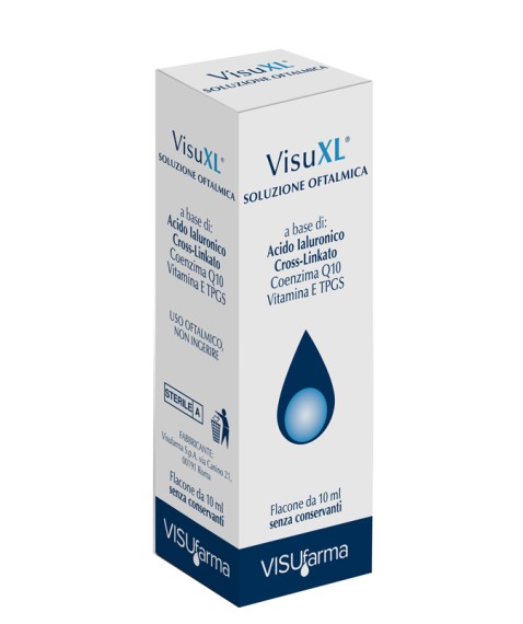 VisuXL soluzione oftalmica 10 ml Collirio lubrificante e antiossidante