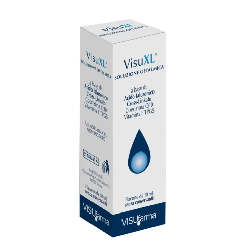VisuXL soluzione oftalmica 10 ml Collirio lubrificante e antiossidante