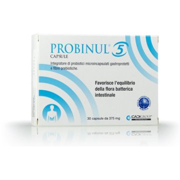 Probinul 5 30 capsule Integratore di fermenti lattici e prebiotici