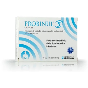 Probinul 5 30 capsule Integratore di fermenti lattici e prebiotici