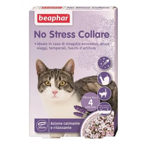 NO STRESS GATTO 1 COLLARE CALMANTE NATURALE 35CM - BEAPHAR