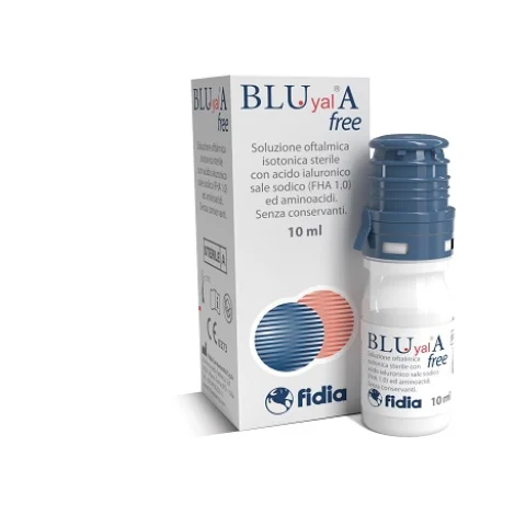 BluyalA Free 10 ml - Soluzione Oftalmica Per Il Ripristino del Film Lacrimale