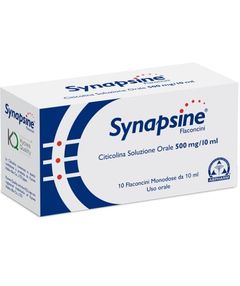 Synapsine 10 flaconcini 10 ml Integratore per l'attività mentale contro la stanchezza e l'affaticamento