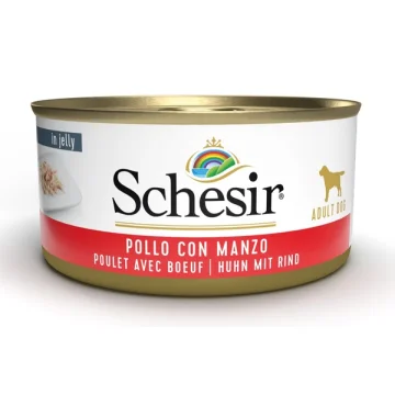 SCHESIR CANE JELLY POLLO MANZO 150GR (lattina)
