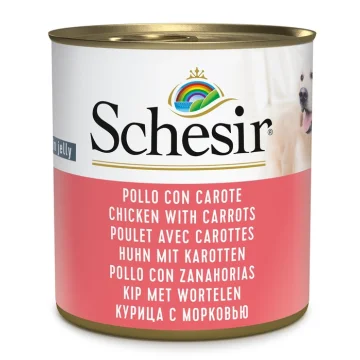 SCHESIR CANE JELLY POLLO CAROTE 285GR (lattina)