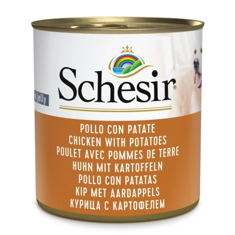 SCHESIR CANE JELLY POLLO PATATE 285GR (lattina)
